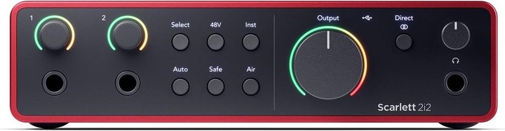 Actual product image Focusrite Scarlett 2i2 – 4th Generation (USB)