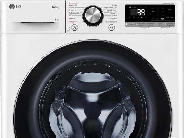 Actual product image LG F2R7S09TSWC (9 kg, Left)