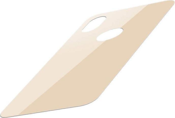 Produktbild Baseus iPhone Xs 03 mm Full coverage curved TGlass rear ProtectorGold (1 Stück, Apple iPhone XS)