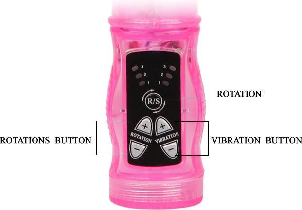 Actual product image Baile Rabbit Vibrator "Happy Angel" Pink