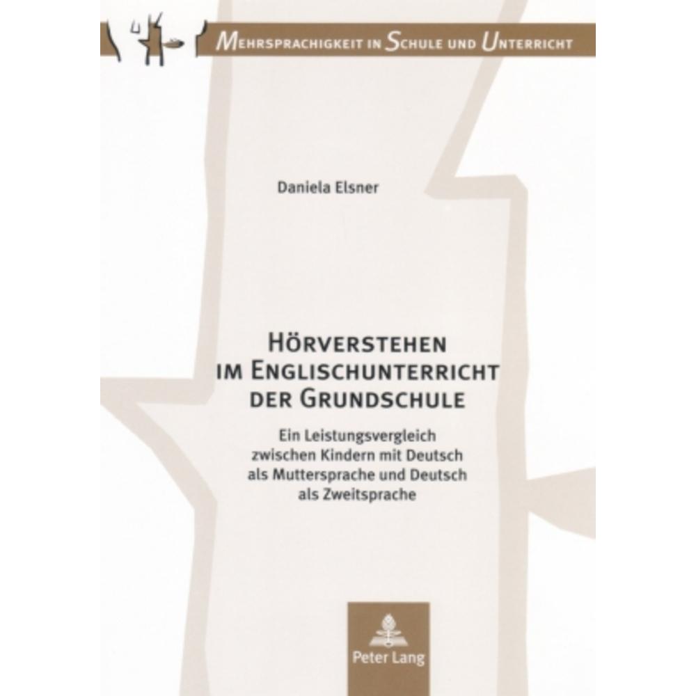 Hörverstehen im Englischunterricht der Grundschule, Fachbücher von Daniela Elsner