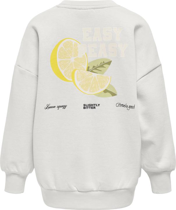Produktbild Only Locker geschnitten Rundhals Junior Tief angesetzte Schulter Sweatshirt Sweatshirt (110, 116)