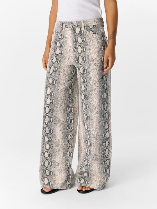 Produktbild Object Print Jeans mit weitem Bein (L)