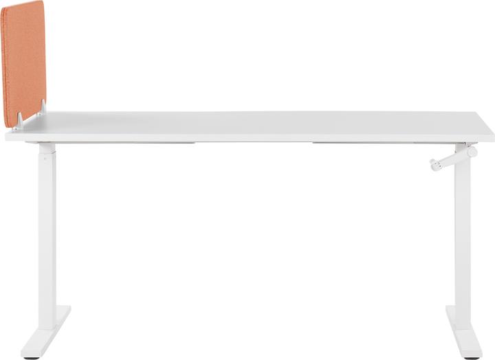 Produktbild Beliani Schreibtischtrennwand hellrot 72 x 40 cm WALLY (72 x 40 cm)