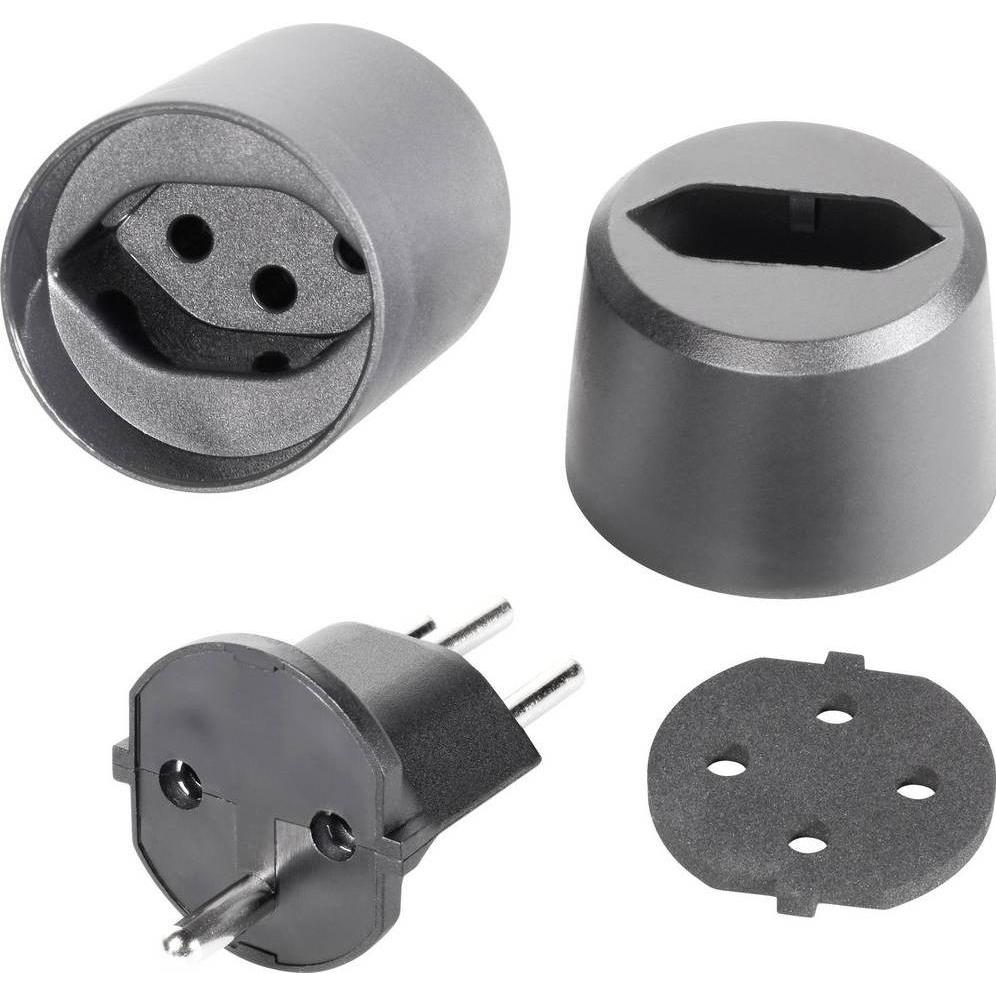 Thumbnail - Kaiser, Reiseadapter, Übergangsstecker Schutzkontaktstecker/ Schweiz Typ12