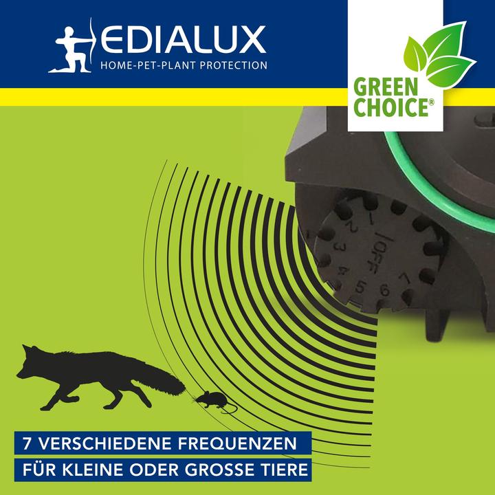 Actual product image Edialux Ultrasonic Defend - F?chse & Marder, max. 200m?, mit Blitz
