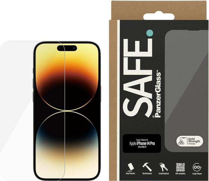 Productafbeelding PanzerGlass Schermbeschermer Hoesje Vriendelijke iPhone 14 Pro (1 Stuk, Apple iPhone 14 Pro)
