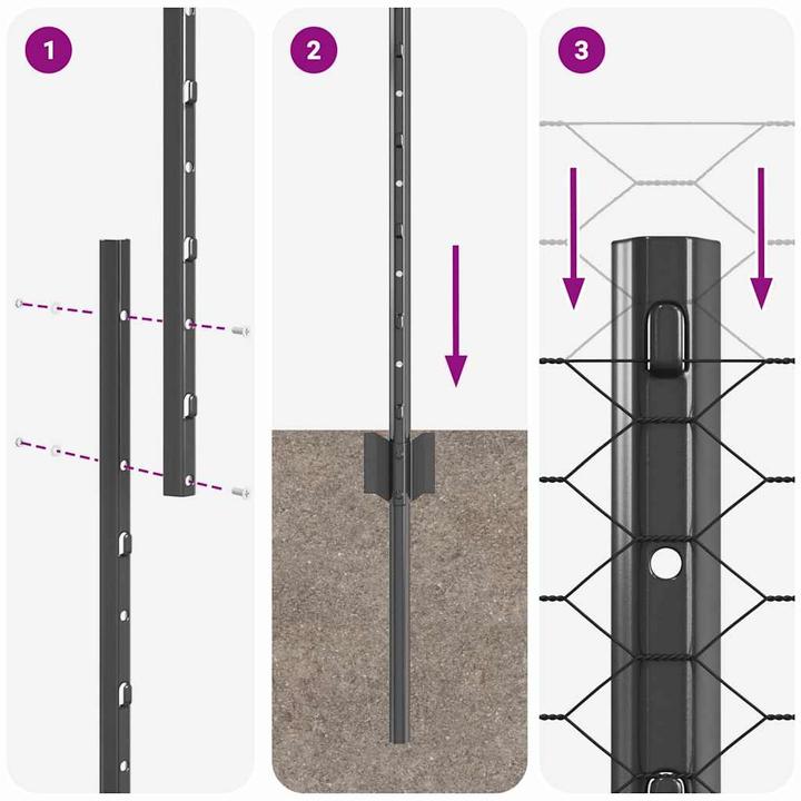 Produktbild VidaXL Aussenzaun