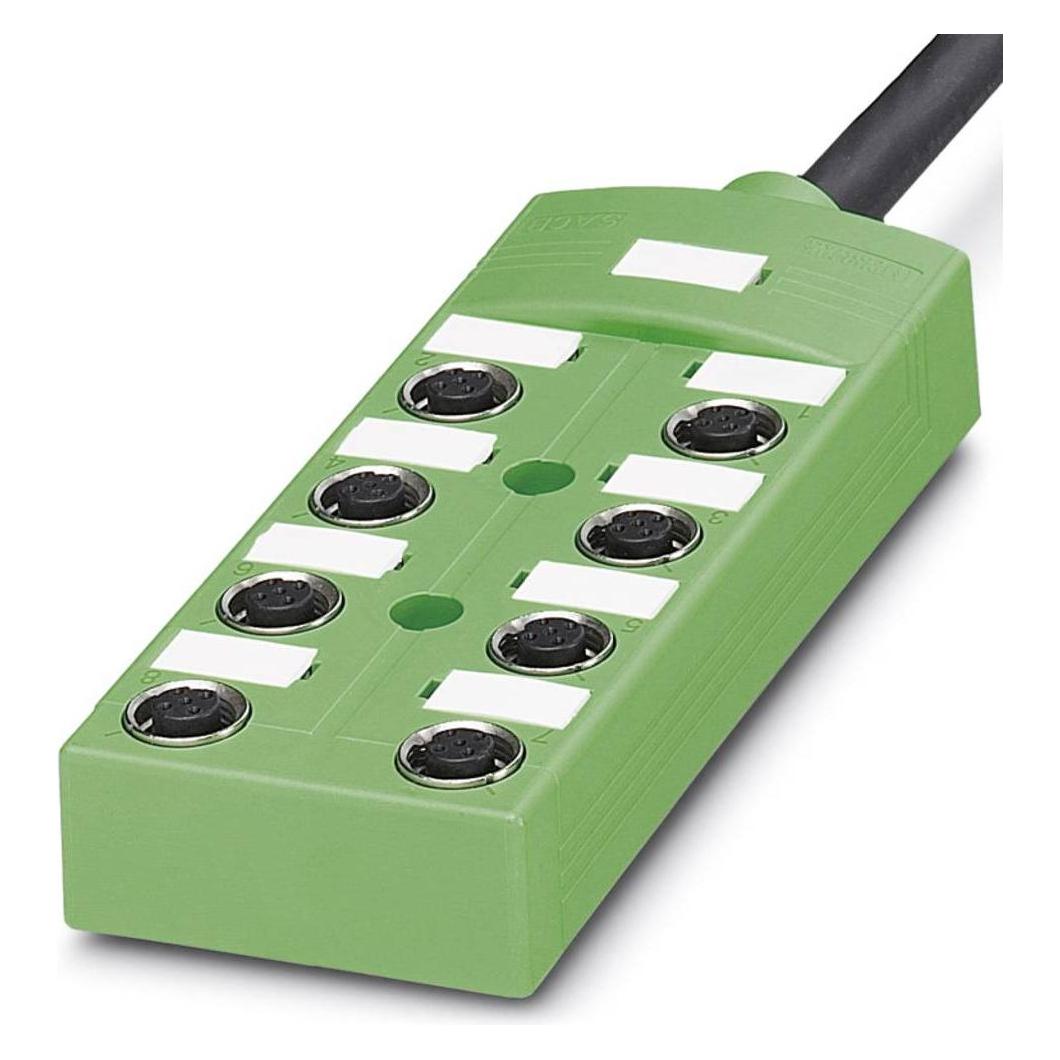 Phoenix Contact Verde Sensore Box Attuatore M12 Speedcon, Cavo + Spina Elettrica,