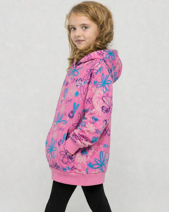 Produktbild Hype Oversize Decken Hoodie Blau Scribble Fleece Warm (158)