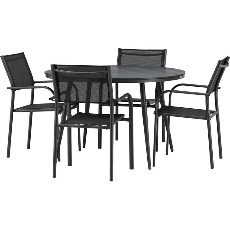 Ebuy24, Gartentisch + Balkontisch, Gartenset BreakSantorini (120 cm)