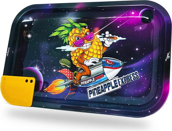 Best Buds Rolling Tray M Superhigh Pineapple Express with Magnetic Grinder Card 175 x 275mm