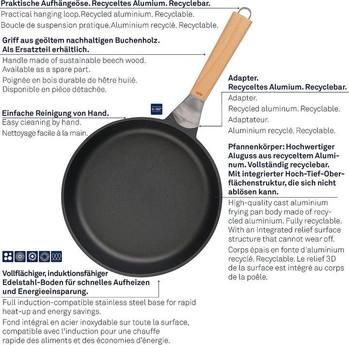 Produktbild Kela Wok-Pfanne Vitana (30 cm, Wok Pfanne, Aluminiumguss)