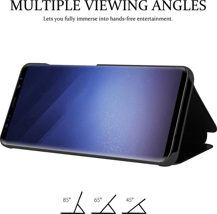Immagine prodotto Cadorabo Copertina per specchietto retrovisore Smart View a libro (Samsung Galaxy S9)