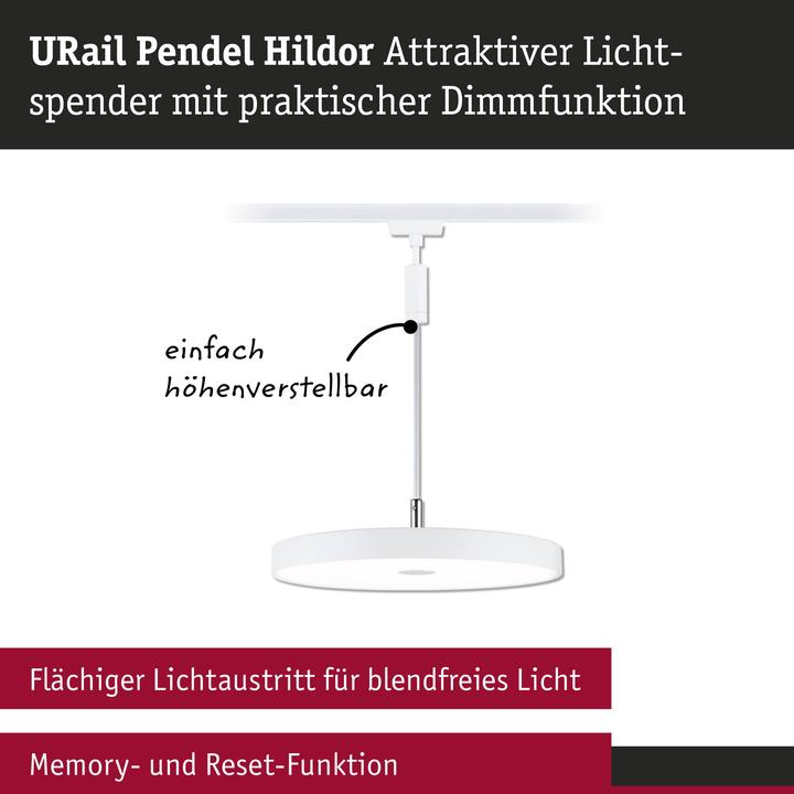 Produktbild Paulmann URail Pendel Hildor (850 lm)