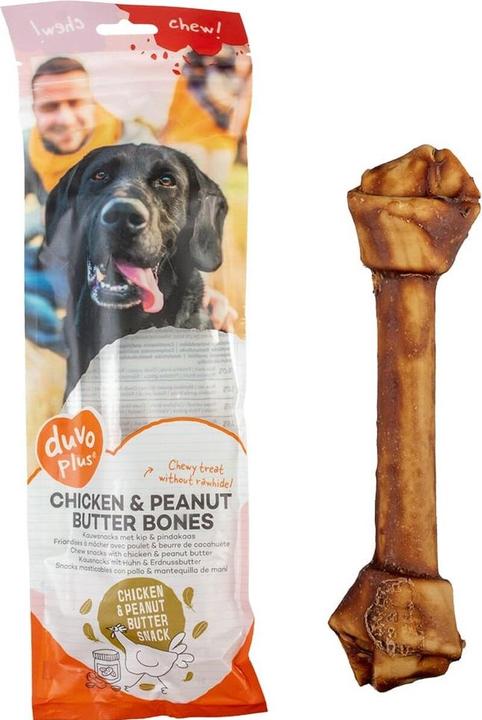 Immagine prodotto Duvoplus Pollo. & Peanut. ossa L, 25 cm, 1 pezzo, 160 g (1 pz., 160 g)