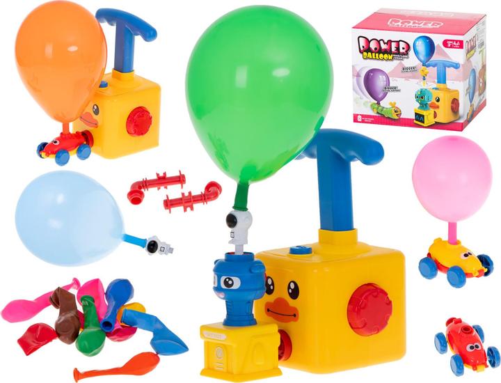 Actual product image Ikonka Balloon launcher duck aerodynamic car