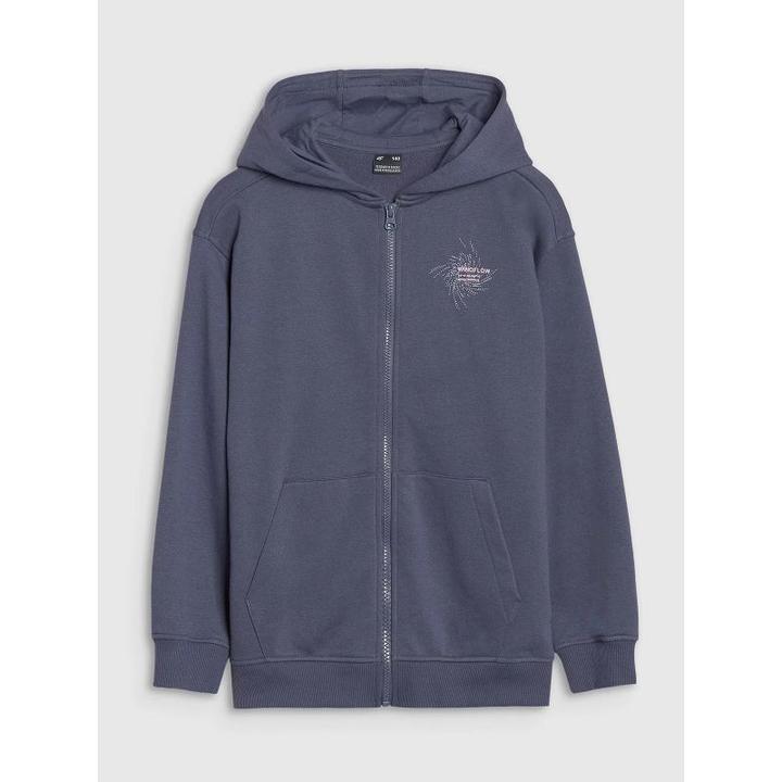 Produktbild 4F Mädchen-Sweatshirt mit Reissverschluss und Kapuze (128)
