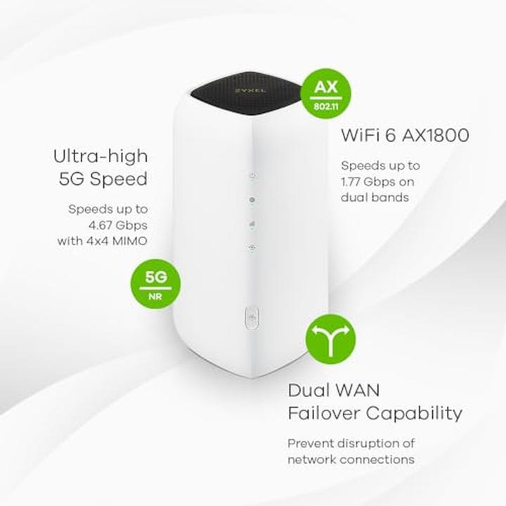 Actual product image Zyxel FWA505 Nebula