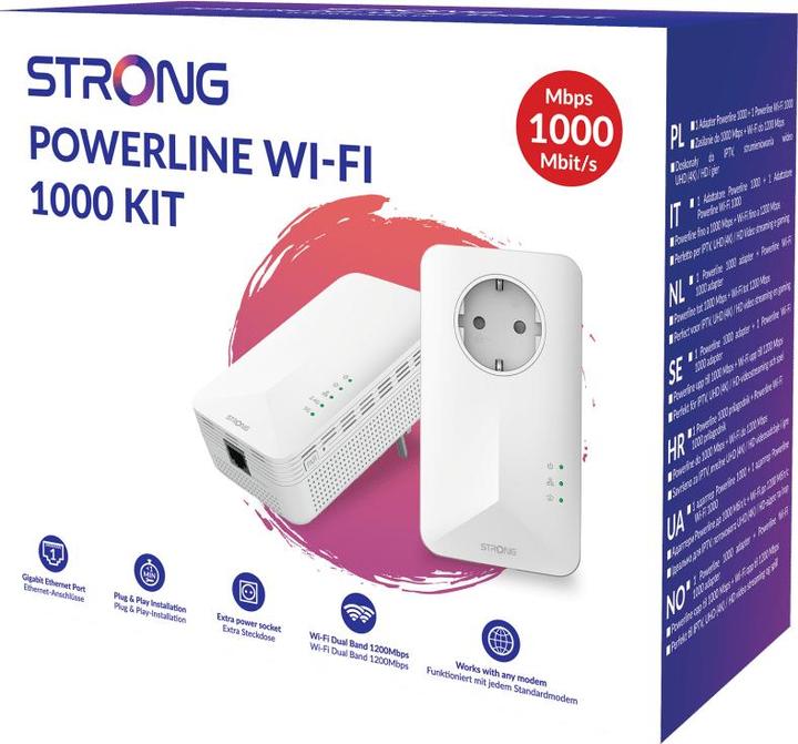 Image du produit Strong POWERL1000WFDUOEUV2 POWERL1000DUOEU (1000 Mbit/s)
