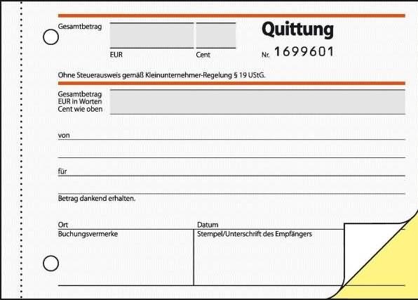 Produktbild Sigel SD120 Geschäftsformular (30 x)