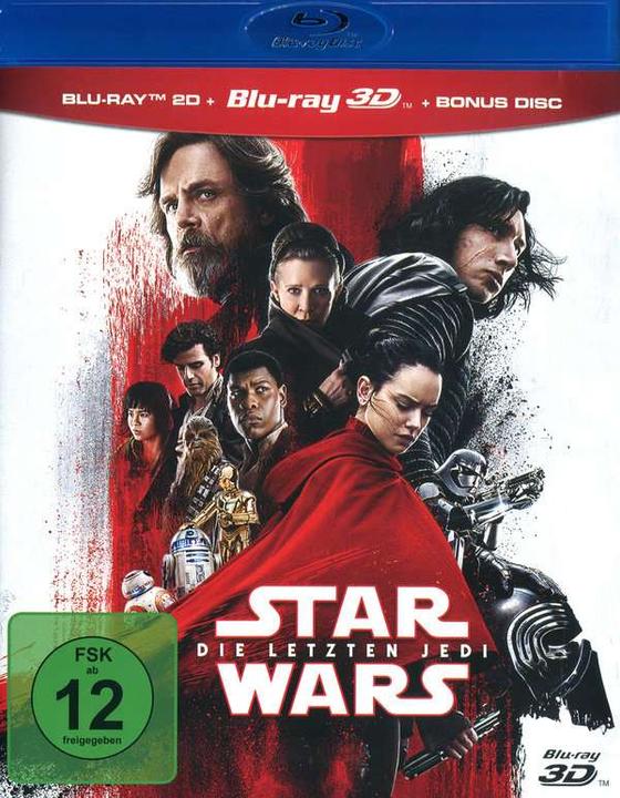 Actual product image Disney Interactive Studios Star Wars: The Last Jedi 3D BD (3D / 2D) (3D Blu-ray, Blu-ray, 2018)