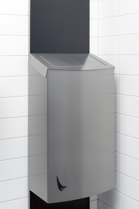 Image du produit Valera Poubelle 56 litres en acier inoxydable avec couvercle à poussoir avec revêtement anti-traces de (56 l)