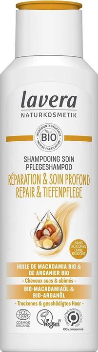 Actual product image Lavera Shampoo Repair & Tiefenpflege trockenes Haar Fl 250 ml (250 ml, Liquid shampoo)