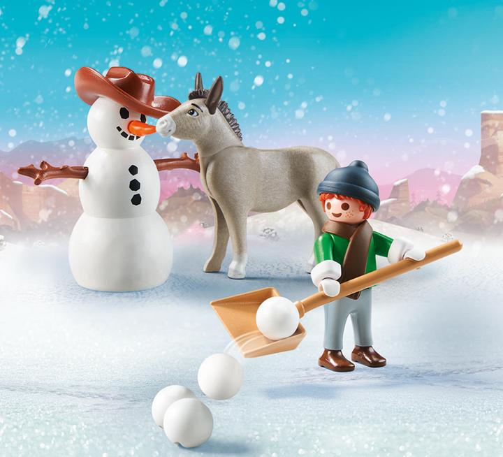 Produktbild Playmobil Schneespass mit Snips Herrn Karotte (70398, Playmobil Spirit)