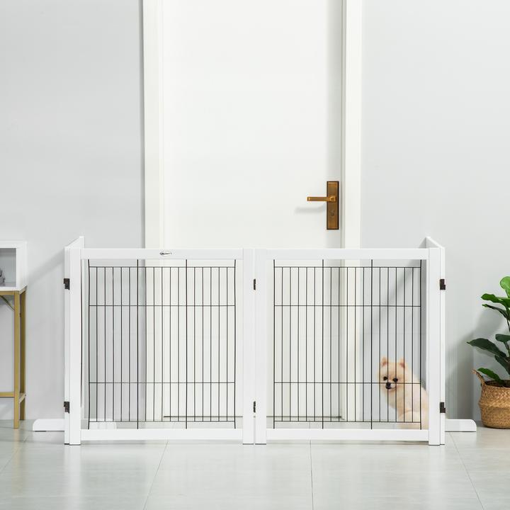Actual product image PawHut Barrier grid with folding system