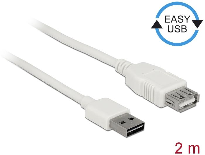 Produktbild Delock USB A – USB A (2 m, USB 2.0)