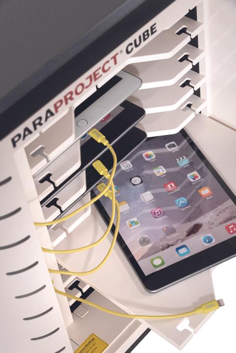 Productafbeelding Parat Paraproject CUBE U10 voor 10 iPads Charge&Sync EU-versie incl. USB Lightning-kabel