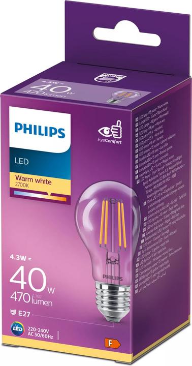 Produktbild Philips Lampe (E27, 470 lm, 1x)