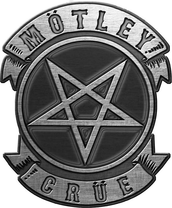 Produktbild Motley Crue Emaille Pentagramm Abzeichen