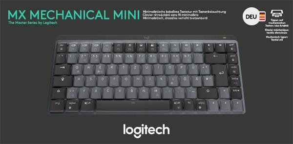 Productafbeelding Logitech MX Mechanische Mini (NL, Draadloze)