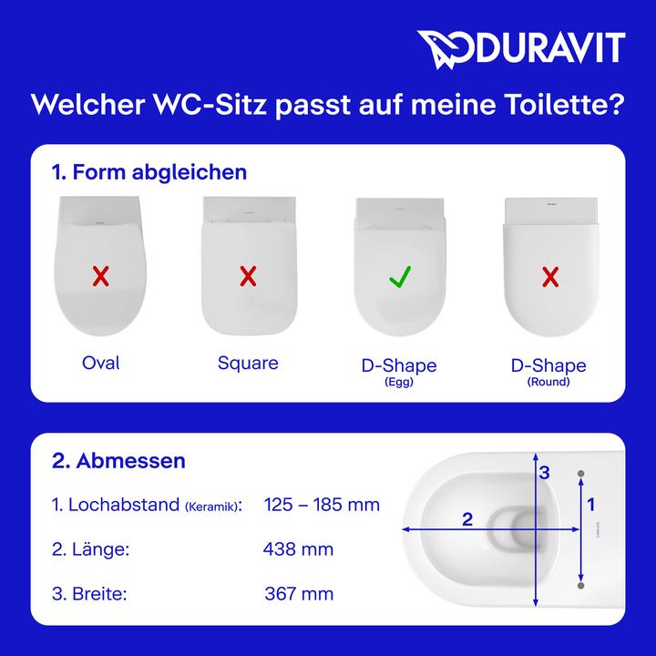 Produktbild Duravit Universal WC Sitz Sortiment WC-Sitz