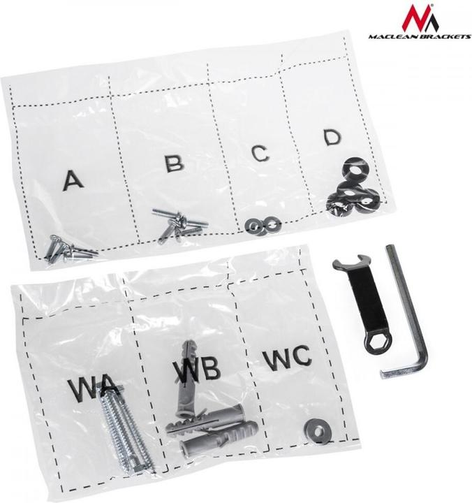 Immagine prodotto Maclean MC-740 (Muro, 23", 30 kg)