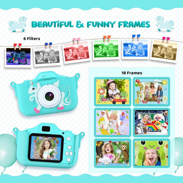 Image du produit Activity Board Appareil photo numérique pour enfants, caméra d'action étanche