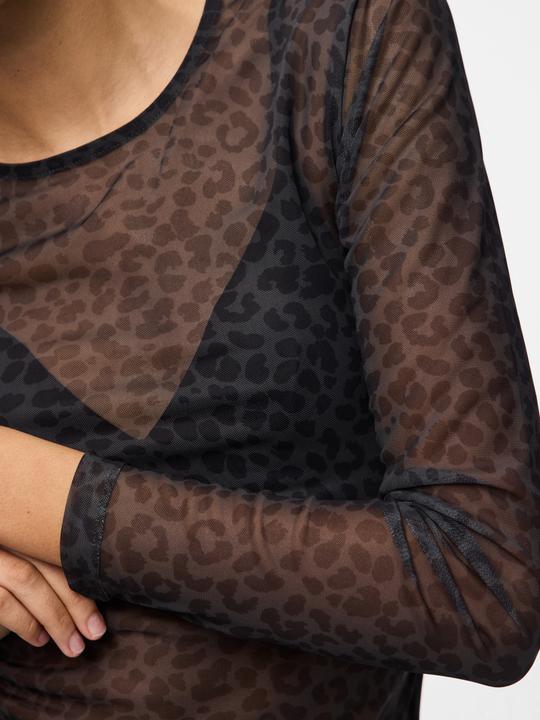 Actual product image Pieces Pcninni Ls Mesh Top Noos Bc (XXL)