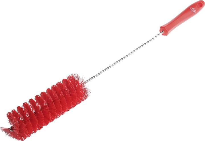 Immagine prodotto Vikan Spazzola rossa per bottiglie in PET, Ø 50mm L. 490mm per bottiglie, nastri trasportatori, tubi (1 pz.)
