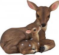 IKO Reh-Mama mit Rehkitz liegend h=14cm b=18cm