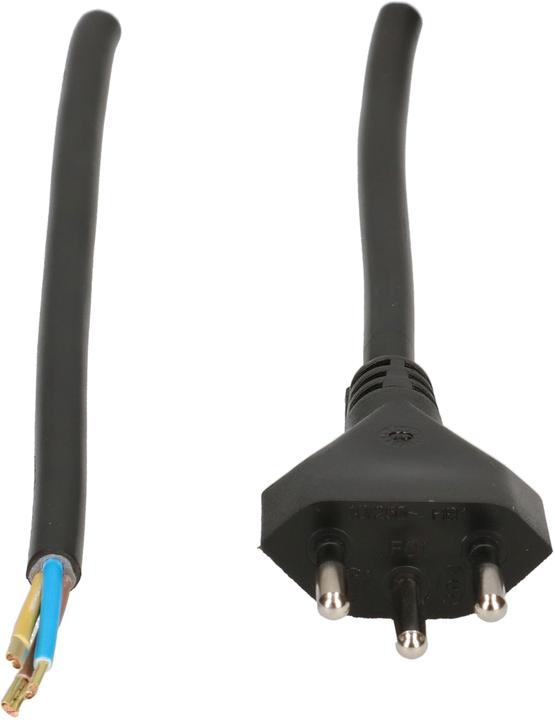 Produktbild Max Hauri TD-Netzkabel H05VV-F3G1.0 (2 m, Typ 12)