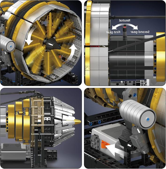 Produktbild Mould King Flugzeug Turbine