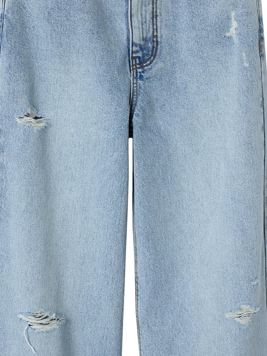 Actual product image Jonen Mädchen Loose-Fit-Jeans mit Used-Effekt (158)