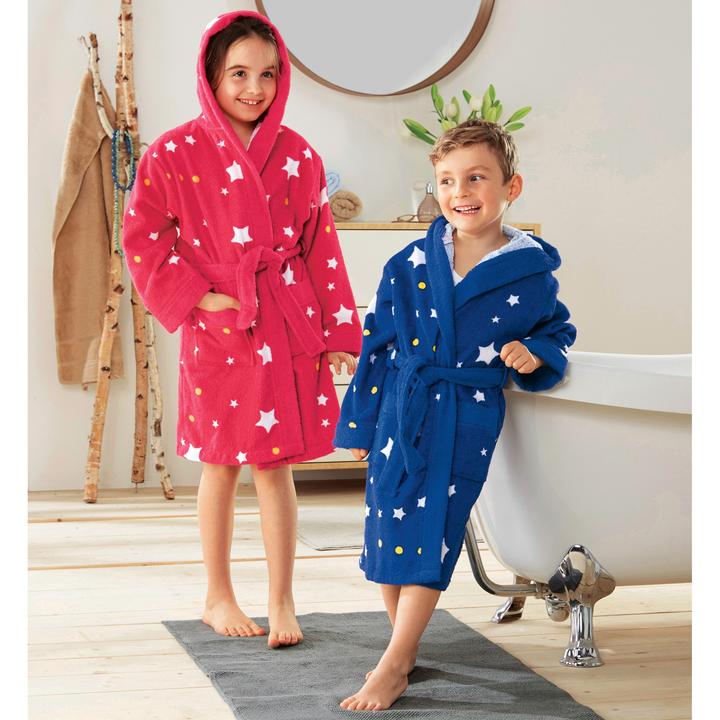 Image du produit Erwin Müller Kinder-Bademantel mit Kapuze (134, 140)