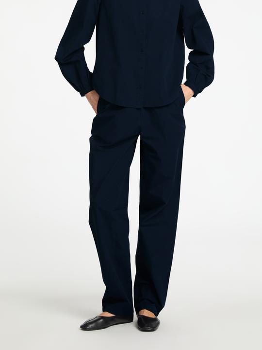 Image du produit Selected Femme Pantalon en coton taille haute (40)