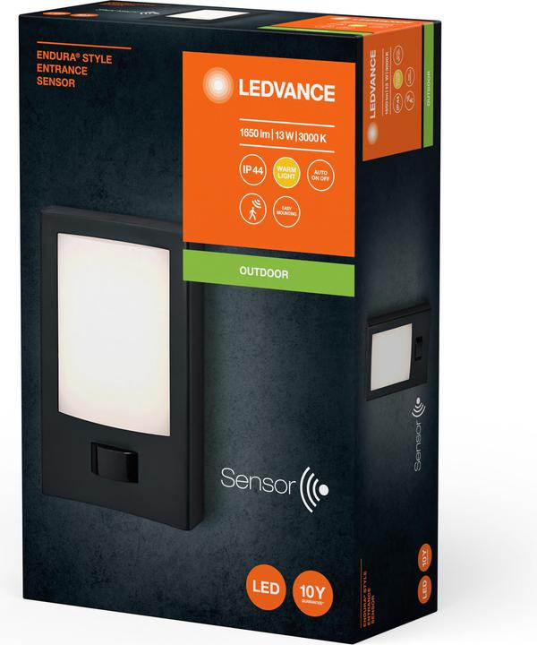 Actual product image Ledvance Endura Style Entrance Sensor Dark Grey (900 lm)