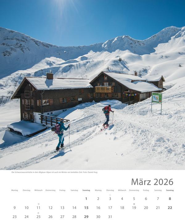 Produktbild Htten unserer Alpen 2026 (30,5 x 38 cm)