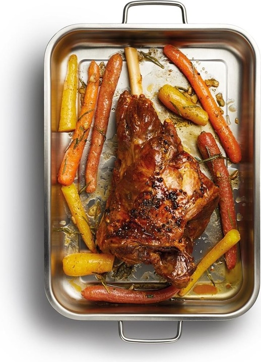 Actual product image neuetischkultur Rectangular roaster, stainless steel (Casserole + Stewpot, Stainless steel)
