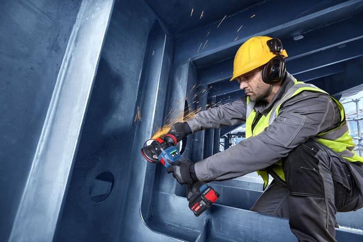 Actual product image Bosch Professional Bosch Akku-Winkelschleifer mit X-LOCK EXWX18V-15S (125 mm)